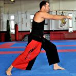 First pic of Bosomy beauty Anastasia Brill is beading her booty hole on the trainer&acirc;&euro;&trade;s cock