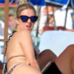 First pic of Nicky Hilton in a bikini at a beach in Miami