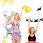 Second pic of Pretty Dakota Sky and Ash Hollywood are having the exciting lesbian party