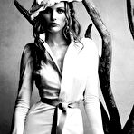 First pic of Edita Vilkeviciute sexy and naked black-&-white scans