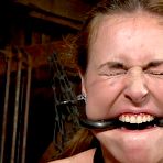 Second pic of BDSM cutie Mattie Borders is enduring some rough and bizarre bondage action