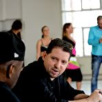 First pic of Cherry Kiss is licking hungrily the pussy of this excited bimbo Nikky Thorne