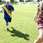 Second pic of Perfect titted indian beauty Uma Stone gets her hot bald pussy nailed after playing rugby
