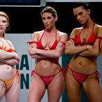 First pic of Four wrestlers Madison Young, Wenonas World, Ariel X and Jennifer Dark fuck in public