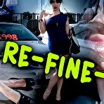 Fourth pic of SexPreviews - Siouxsie Q is rope bound and dominated in car workshop