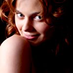 Fourth pic of Red Hot Vixen in Orange Stockings