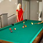 First pic of Instead of playing pool horny babes Tracy Lindsay and Cayenne Klein fuck each other