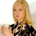 First pic of Alison Angel: Alison Angel tries on silk... - BabesAndStars.com