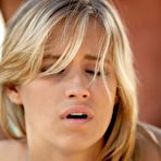 Fourth pic of Luscious blonde babe Alanna Anderson gives some head then gets eaten and fucked