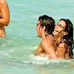 Fourth pic of Federica Nargi in white bikini on the beach
