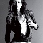 First pic of Flavia Lucini shows her boobs and ass b-&-w photos