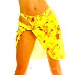 Second pic of Italian showgirl Flavia Vento exposed her small perky tities