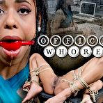 First pic of SexPreviews - Kira Noir office babe is rope bound and pussy and mouth fucked by maledom Jack Hammer