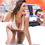 Fourth pic of Busty Florencia Tesouro shows ass and cleavage