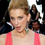 Fourth pic of Frederique Bel shows legs and cleavage at cannes redcarpet