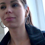 Third pic of Cute teen girl Jessica Koks performs oral sex on a total stranger for some cold cash