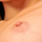 Second pic of Tiny brunette girl Candice Mia with small tits and tight pussy removes her uniform and panties