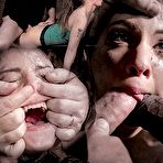 First pic of SexPreviews - Devilynne brunette is bound and double fucked by two maledoms