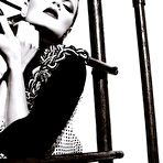 Second pic of Guinevere van Seenus fully nude black-&-white scans