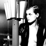 Fourth pic of Guinevere van Seenus fully nude black-&-white scans