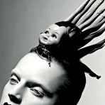 First pic of Guinevere van Seenus fully nude black-&-white scans