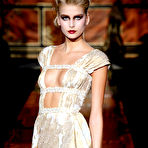 Second pic of Hana Soukupova see through and tit out catwalk shots