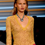 Fourth pic of Hana Soukupova see through and tit out catwalk shots