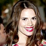 Fourth pic of Hayley Atwell shows her legs at premiere redcarpet