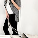 First pic of Andys is quite horny all the time. But getting some physical activity gets her blood flowing and makes her even hornier. No surprise she has to sit on a big dildo in the locker room.