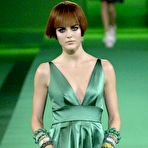 Second pic of Hilary Rhoda sexy and see through runway shots