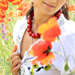 First pic of Sima enjoys a relaxing weekend,   sunbathing among the flowery fields for   her debut series.