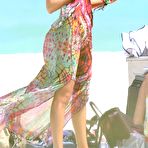 Second pic of Karina Jelinek nude tits during bikini photoshoot in Miami