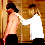 Third pic of Slave man gets his asshole fingered and his buttocks spanked by domina Lady K