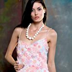 First pic of Skinny Brunette Strips Off Her Summer Dress