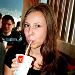 First pic of Cute amateur honey posing with her boyfriend on some square - PrivateSexTapes.com
