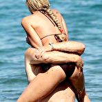 First pic of Busty Jenna Bentley on the beach with old man