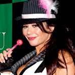 Second pic of Jenni Farley shows her legs and cleavage