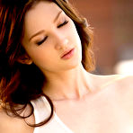 First pic of Ellena Woods Sweet Brunette Performs Sensual Striptease