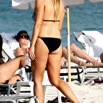 Fourth pic of Jill Martin sexy in bikini on the beach in Miami