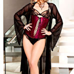 First pic of Melissa Jean seduces you in a corset and high heels