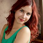 First pic of Cute Naked Redhead In Window Light