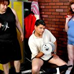 First pic of Chubby Loving - Fat Redhead Mature Adrienne Plump Double Teamed