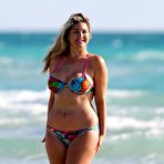 First pic of Busty Josie Goldberg caught topless on the beach
