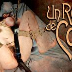 Fourth pic of SexPreviews - Arabelle Raphael in lingerie and stockings tied up in rope and fucked to orgasm