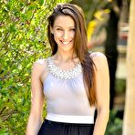 First pic of Celeste Star Leggy Hottie On Outdoor Stairs