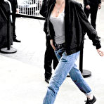 First pic of Popoholic  &raquo; Blog Archive   &raquo; Kristen Stewart Actually Drops Some Plentiful Cleavage For Paris Fashion Week