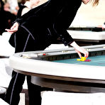 Second pic of Popoholic  &raquo; Blog Archive   &raquo; Kristen Stewart Actually Drops Some Plentiful Cleavage For Paris Fashion Week