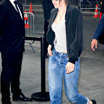 Fourth pic of Popoholic  &raquo; Blog Archive   &raquo; Kristen Stewart Actually Drops Some Plentiful Cleavage For Paris Fashion Week