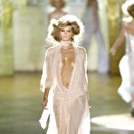 First pic of Julia Stegner boob out from semi-transparent dress on the stage