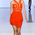 First pic of Karmen Pedaru sexy and see through runway shots